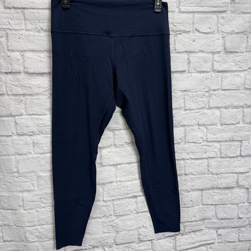 Lululemon Align Pant Leggings 28" inseam Navy Blue Size 14 High Rise - Picture 3 of 6